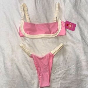 Strawberry milk mob swimsuit